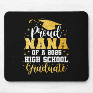 Stolze Nana einer Abiturientin 2025 High School Ab Mousepad