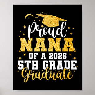 Stolze Nana eines Cl-Absolventen der 5. Klasse 202 Poster
