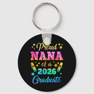 Stolze Nana eines Cl von 2026 Absolvent Senior 26  Schlüsselanhänger