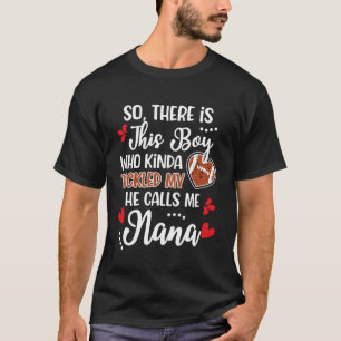Stolze Nana eines Fußballspielers Fußball Nana Oma T-Shirt