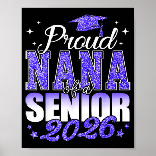 Stolze Nana eines Seniors 2026 Abschlussjahrgang 2 Poster