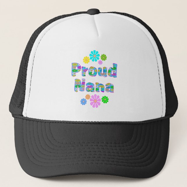 Stolze Nana Truckerkappe (Vorderseite)