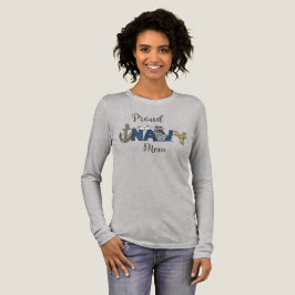 Stolze Navy-Mama, Muttertag Tri-Blend Shirt