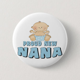 Stolze neue Oma T-Shirt Button