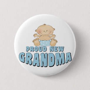 Stolze neue Oma T-Shirt Button