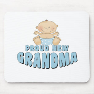 Stolze neue Oma T-Shirt Mousepad
