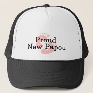 Stolze neue Papou Baby-Abdrücke Truckerkappe