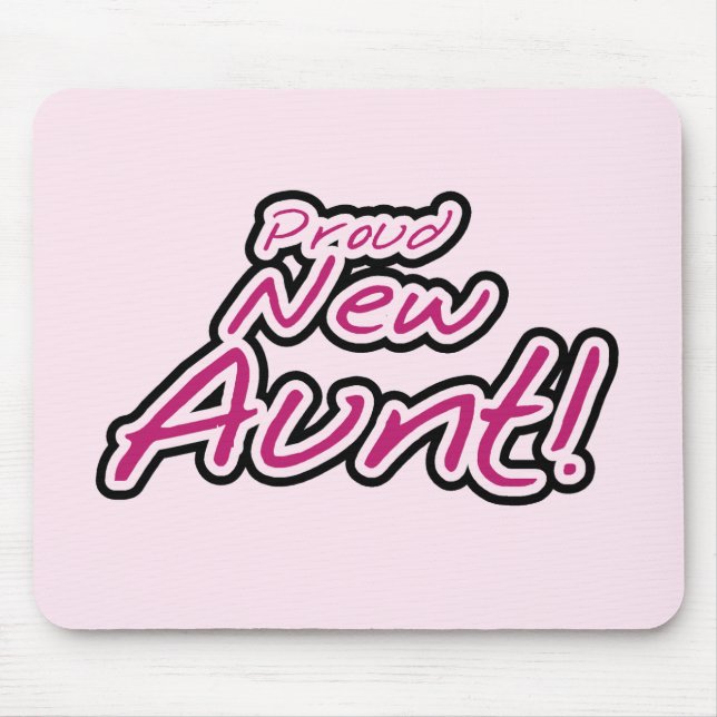 Stolze neue Tante-Hemden und Geschenke Mousepad (Vorne)