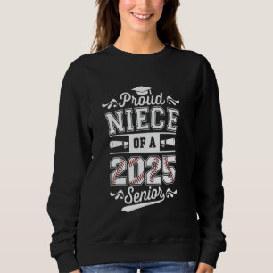 Stolze Nichte eines 2025 Senior Baseball Jungen Mä Sweatshirt