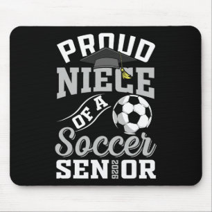 Stolze Nichte eines Fußball-Seniors Cl von 2026 Gr Mousepad