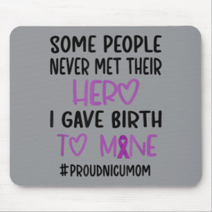 Stolze Nicu-Mutter Micro-Preemie-Baby Nicu-Krieger Mousepad