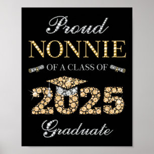 Stolze Nonnie mit einer Cl von 2025 Graduat Poster
