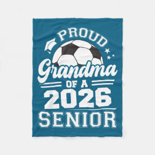 Stolze Oma 2026 Senioren-Fußball-Design Fleecedecke