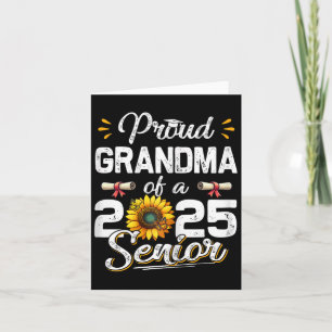 Stolze Oma einer Abschlussklasse von 2025 Senior R Karte