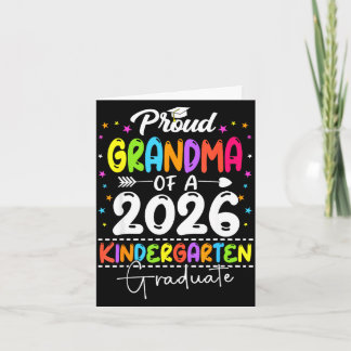 Stolze Oma einer Kindergartenklasse 2026 Karte