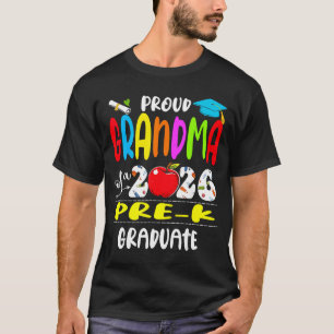 Stolze Oma eines 2026er Vorschulabsolventen Mutter T-Shirt