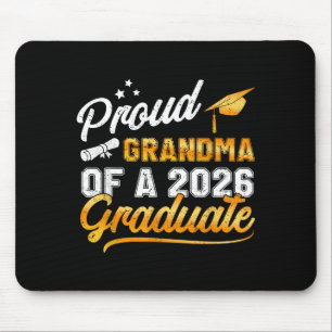 Stolze Oma eines Absolventen der Abschlussklasse 2 Mousepad