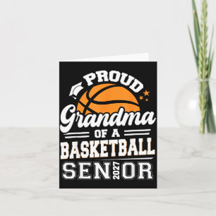 Stolze Oma eines Basketball-Absolventen 2027 Karte