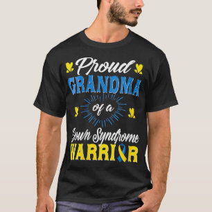 Stolze Oma eines Down-Syndrom-Kriegers T-Shirt
