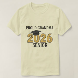 Stolze Oma eines Football-Absolventen der Klasse 2 T-Shirt