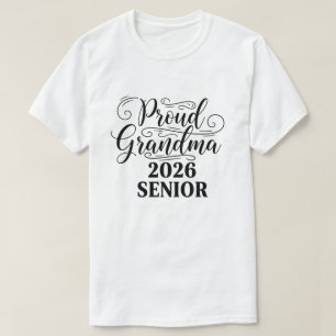 Stolze Oma eines Football-Absolventen der Klasse 2 T-Shirt