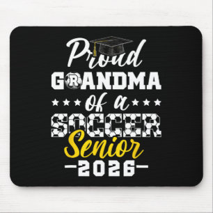 Stolze Oma eines Fußball Seniors 2026 Abschluss G Mousepad