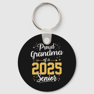 Stolze Oma eines Seniors 2025 Abschlussklasse 2025 Schlüsselanhänger