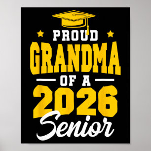 Stolze Oma eines Seniors der Abschlussklasse 2026  Poster