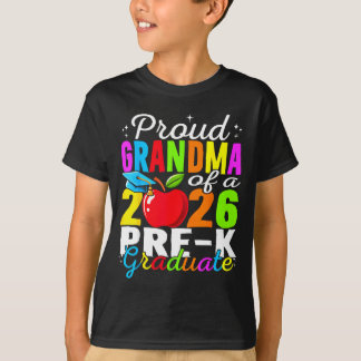 Stolze Oma von 2026 Vorschul-Absolventin Muttertag T-Shirt