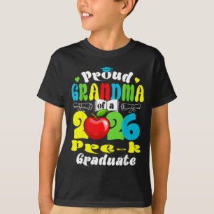 Stolze Oma von 2026 Vorschul-Absolventin Muttertag T-Shirt
