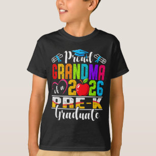 Stolze Oma von 2026 Vorschul-Absolventin Muttertag T-Shirt