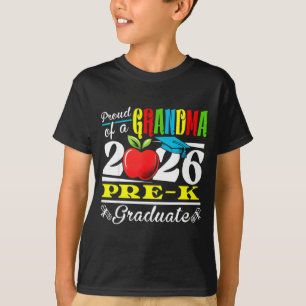 Stolze Oma von 2026 Vorschul-Absolventin Muttertag T-Shirt