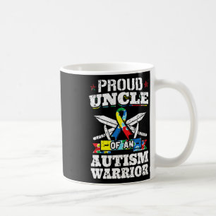 Stolze Onkel eines Autismus Krieger Autistische Au Kaffeetasse