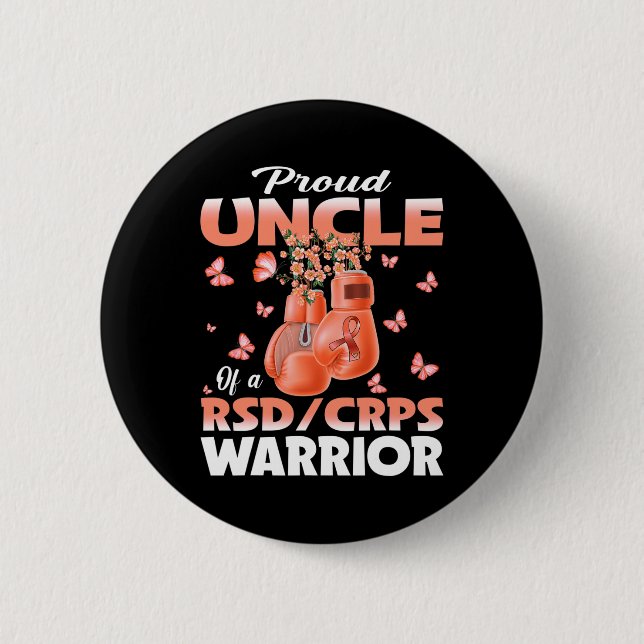 Stolze Onkel eines Rsd-Crps-Krieger-Bewusstseinsbo Button (Vorderseite)