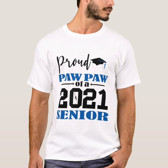 Stolze Paw Paw eines Senior 2021 T-Shirt (Vorderseite)