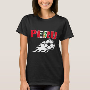 Stolze peruanische Fußballfans Jersey peruanische T-Shirt