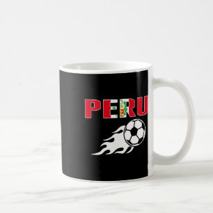 Stolze peruanische Fußballfans Trikot peruanische  Kaffeetasse