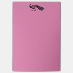 Stolze Pfau-Post-Itanmerkungs-Auflage Post-it Klebezettel