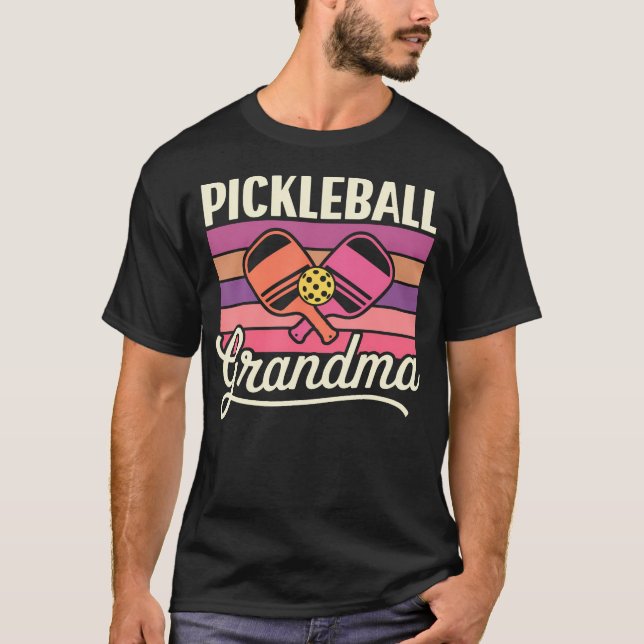Stolze Pickleball-Oma T-Shirt (Vorderseite)