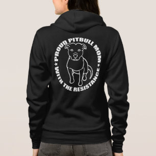 Stolze Pitbull Mamas mit dem Widerstand Hoodie