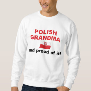 Stolze polnische Großmutter Sweatshirt