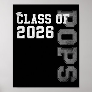 stolze Pops eines Absolventen der Klasse 2026 Absc Poster