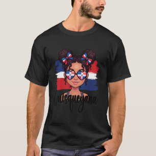 Stolze Quisqueyana Dominikanische Republik Flagge T-Shirt