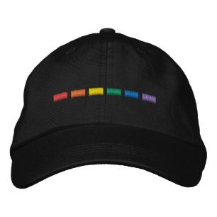 Stolze Regenbogenfarben lgbtq Gay Fahne modern Bestickte Baseballkappe