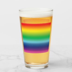 Stolze Regenbogenfarben lgbtq lgbt Gay Fahne frei Glas