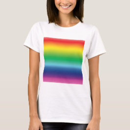 Stolze Regenbogenfarben lgbtq lgbt Gay Flag Muster T-Shirt