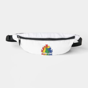 Stolze Regenbogenkatze Vintage Vektor Design_1 Bauchtasche