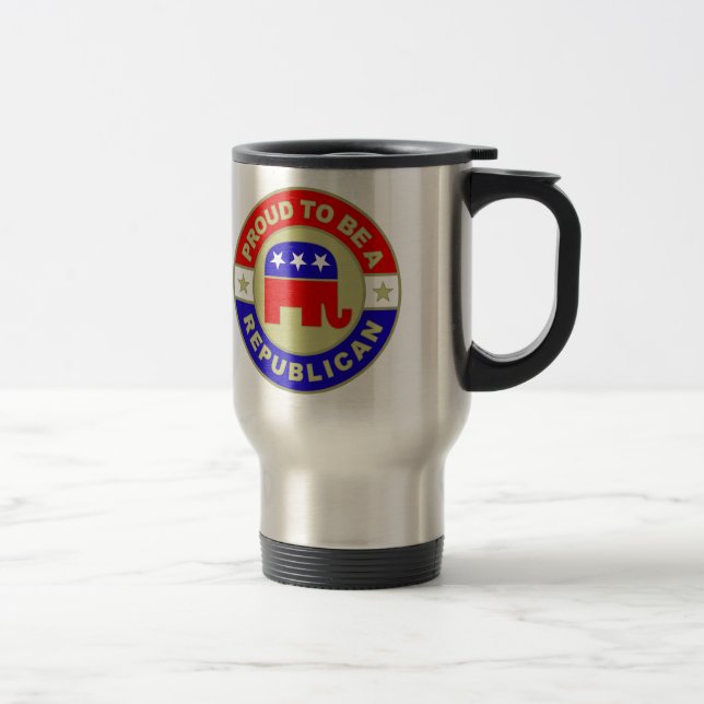 Stolze republikanische Reise-Tasse Reisebecher (Rechts)