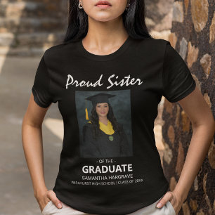 Stolze Schwester des Absolventen   Foto T-Shirt