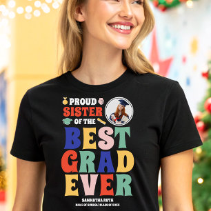 Stolze Schwester des besten Fotos aller Zeiten Tri-Blend Shirt